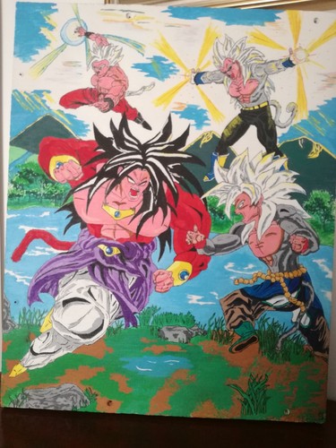 Quadro dragon ball absalon - dragon, su