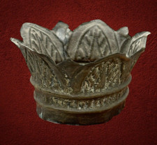 4 cm corona per santi Regina aperta  ottone Madonna rosario Maria statua