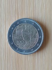 2 Euro Republik Osterreich 100 jahre