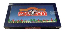 Monopoly GIOCO PARKER: Edizione Deluxe 1985 Anniversario Metallo Dorato Ferrovia TOP