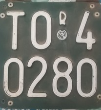 Targa ripetitrice epoca TORINO