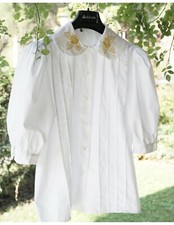 CAMICIA STILE TIROLESE tg M/L  RICAMATA