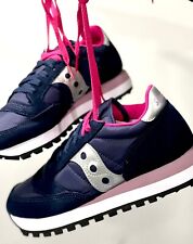 Saucony Jazz Original Modello S1044-630 Sneakers da Donna  Color Navy-Pink  Wo