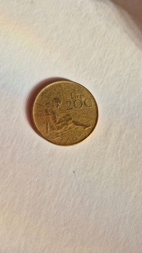 200 lire fao 1980 - lire, donna