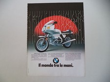advertising Pubblicità 1982 MOTO BMW R100 R 100 RS