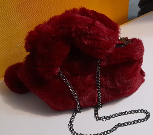Borsa mano ecopelliccia - a,