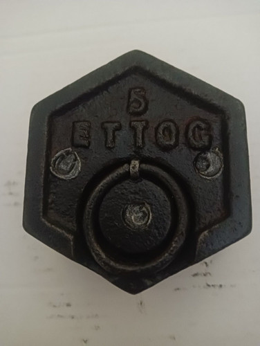 Antico peso esagonale - , -5
