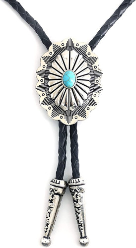 Cravatta bolo vintage pietra