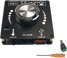 Dollatek ZK-502M Audio Mini 2.0 Stereo 50W + 50W Modulo Amplificatore Digitale B