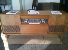 radio a valvole loewe opta con mobile in legno