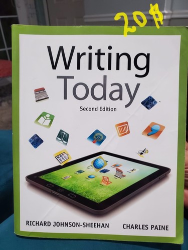 Writing today second - today.,