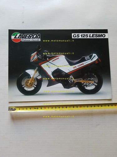 Laverda 125 lesmo depliant - laverda,