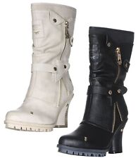 Mustang stivali donna mezzo gambale scarpe stivali da donna stivali invernali 1141-606