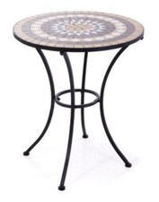 VERDELOOK Tavolo Set Mosaico in metallo verniciato 60x60cm altezza 73cm