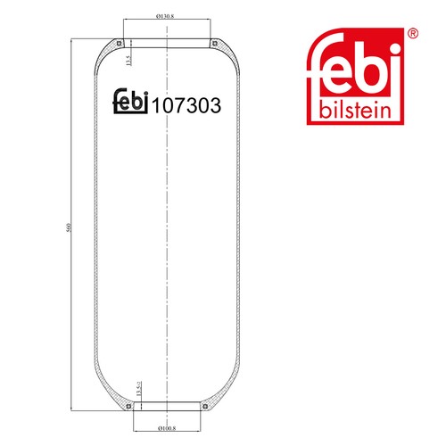 Febi bilstein 107303 soffietto - 107303,