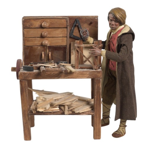 Banco falegname per presepe - banco,