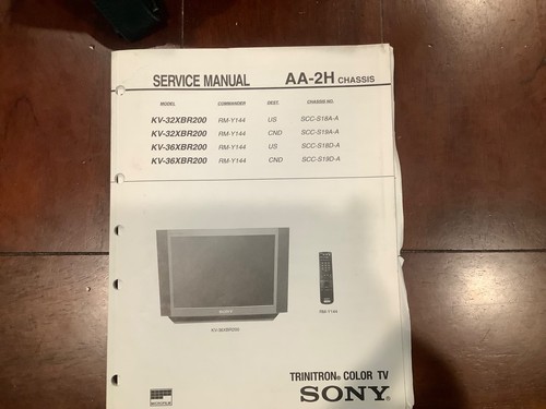 Sony 32xbr200 36xbr200 - sony, kv-32xbr200