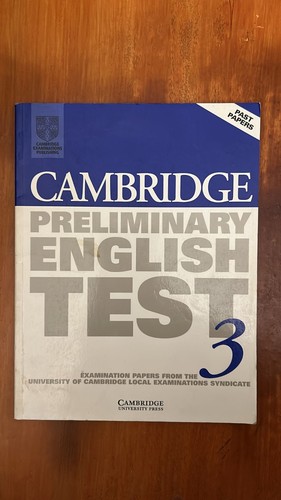 Cambridge preliminary english