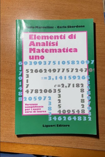 Elementi analisi matematica - elementi,
