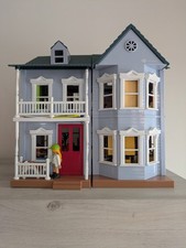 PLAYMOBIL E CASA DELLE BAMBOLE Amanda Villa vittoriana Accessoriata + Personaggi