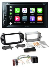 Pioneer MP3 USB DVD Bluetooth DAB 2DIN autoradio per Fiat 500 fino al 2012 lucido