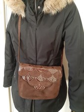 BORSA CAMOSCIO E RETTILE