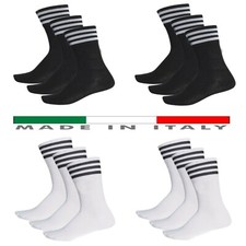 6/12 Paia Calze Uomo Donna