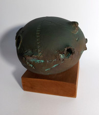 Design Carlos Carlè Carlé Carle vintage modernariato sfera compressione bronzo