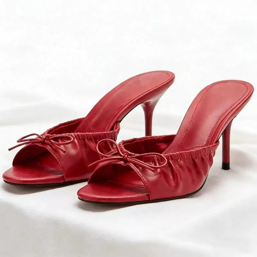 Sandali decolte donna rosso - sandali,