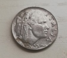 MONETE REGNO D'ITALIA 20 CENTESIMI 1940 1941 1942 1943 RE VITTORIO EMANUELE III