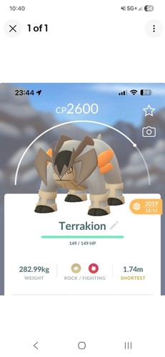 Terrakion 2019 pokemon - 2019,