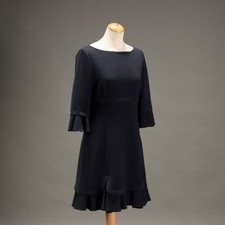 Abito Moschino Midi Blu Second Hand Poliestere Taglia 42 Italia Originale