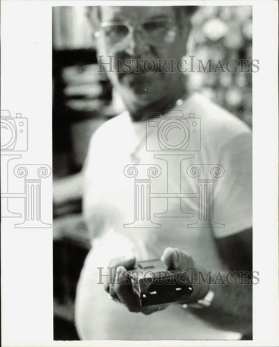 Foto stampa 1991 - uomo, con
