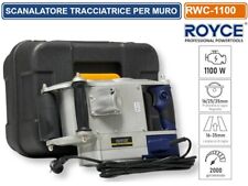SCANALATORE TRACCIATRICE A FRESA PER MURO CON POTENZA DI 1100 WATT 2000 GIRI/MIN