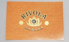 Rivola Habana CIGAR BOX LABEL Large Rare