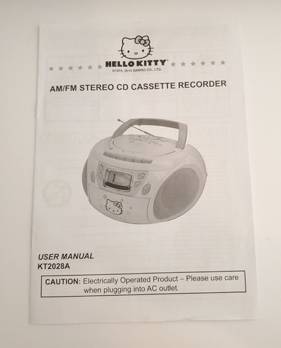 Hello kitty stereo - kitty,