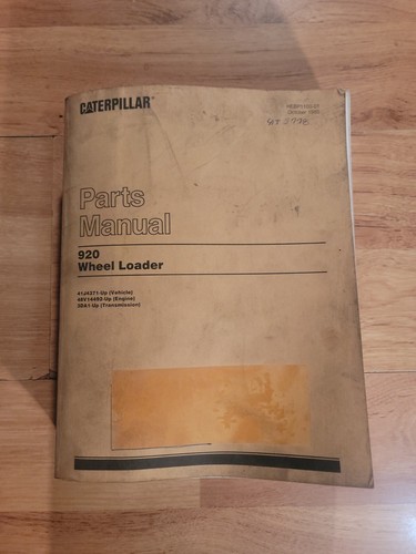Catalogo ricambi pala gommata