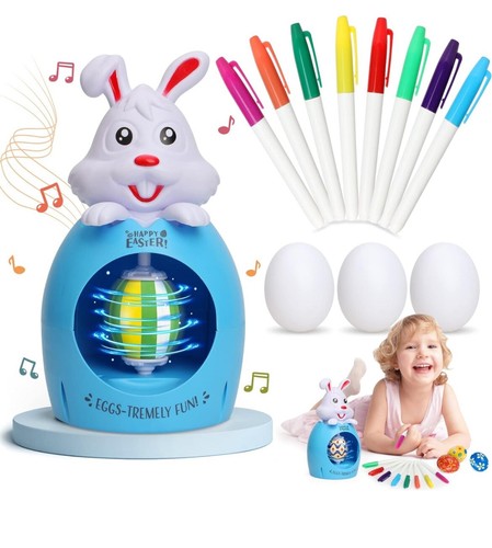 Uovo pasqua con luce - con,