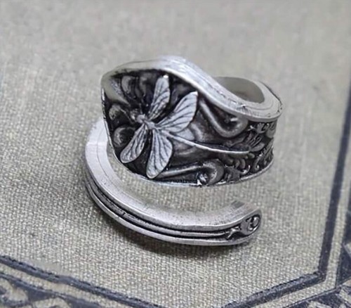 Anello uomo donna libellula