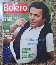 Bolero n.1703/4 del 1979-Julio Iglesias-Beppe Grillo-Tozzi canzoni+poster