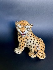 Ghepardo Ceramica Ronzan Anni 70