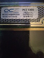 OCZ Reaper Series 2x 1GB