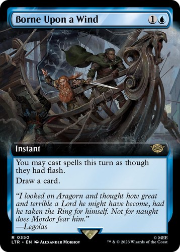 Borne upon wind - upon,