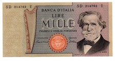 ITALIA -  BANCONOTA DA 1000