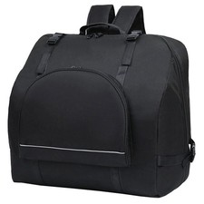 Borsa per fisarmonica nera