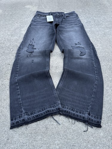 Zara bootcut jeans distressed - zara,