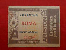 Biglietto/Ticket Juventus-Roma Campionato 1983/84