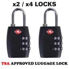 Serrature da viaggio valigia PREMIUM lucchetto approvato TSA serratura bagagli 4 combinazione