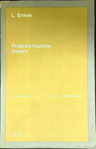 Programmazione lineare ermini - programmazione,