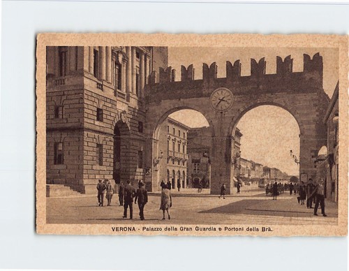 Cartolina portoni della brà - cartolina,
